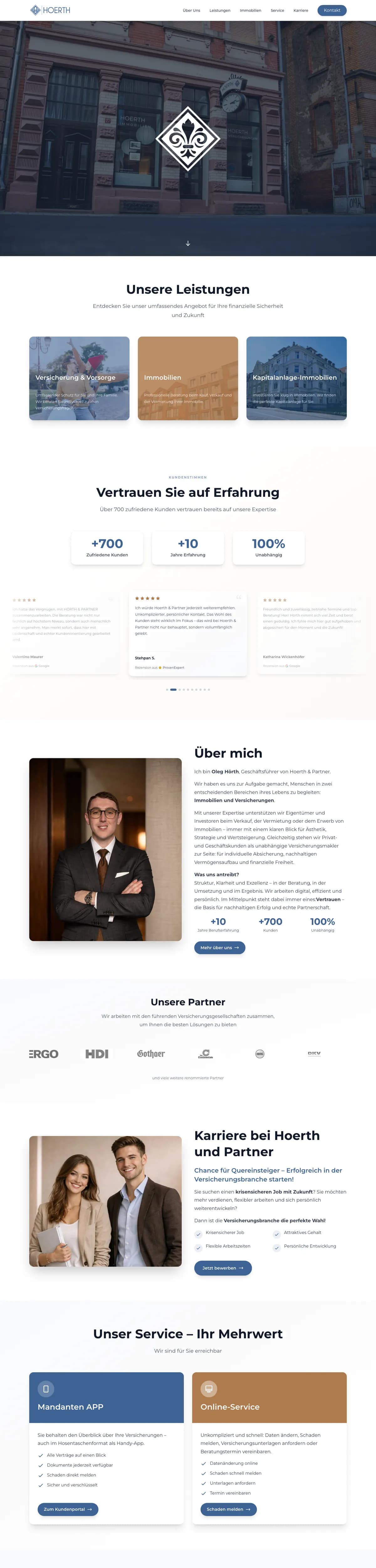 Website-Projekt von Pyzon: Hoerth & Partner
